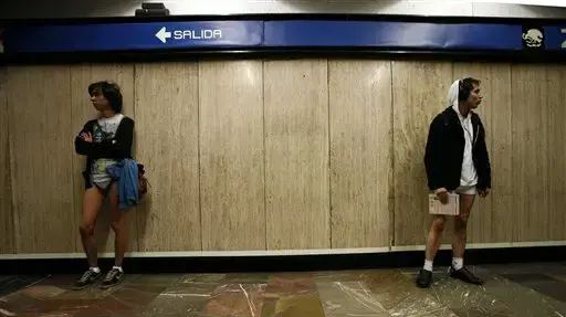 יום נסיעה ברכבת תחתית ללא מכנסיים, מקסיקו
