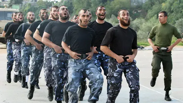 טקס סיום קורס כוחות ביטחון חמאס בצפון רצועת עזה טקס סיום קורס כוחות ביטחון חמאס בצפון רצועת עזה