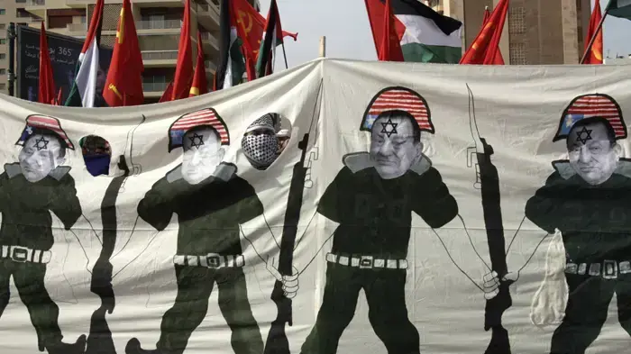הפגנות בלבנון נגד החומה המצרית בעזה