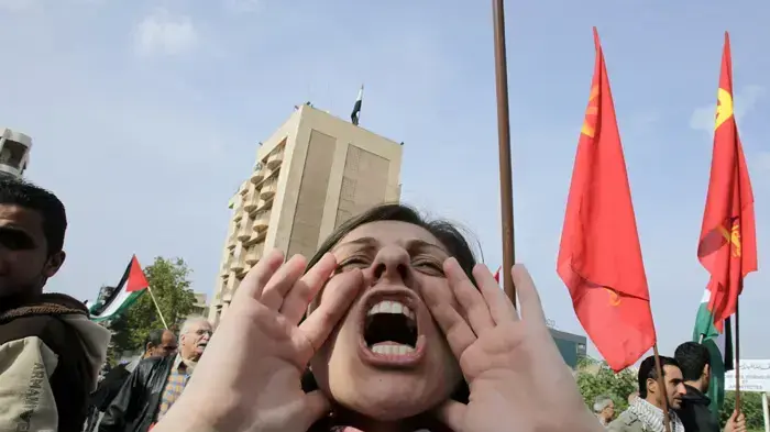 הפגנות בלבנון נגד החומה המצרית בעזה