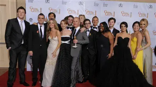 קאסט הסדרה "Glee" בטקס פרסי גלובוס הזהב קאסט הסדרה "Glee" בטקס פרסי גלובוס הזהב