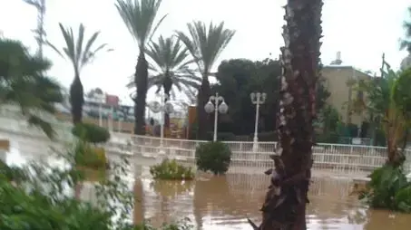 שטפון בנהריה, העיר נהריה מוצפת, נהריה ינואר 2010