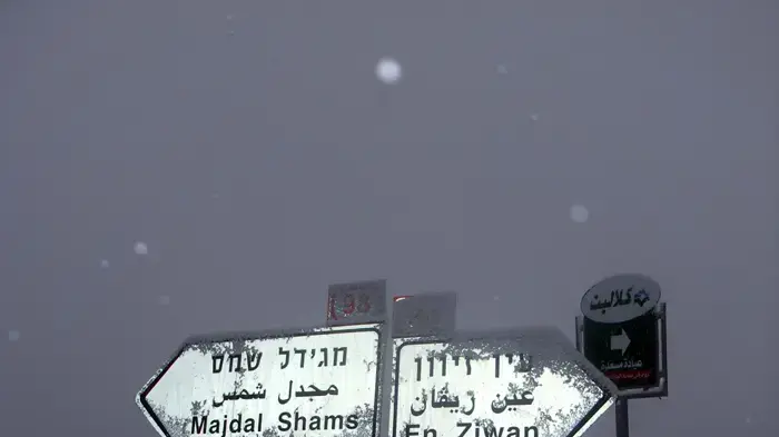 שלג בהרי הגולן פברואר 2010 שלג בהרי הגולן פברואר 2010