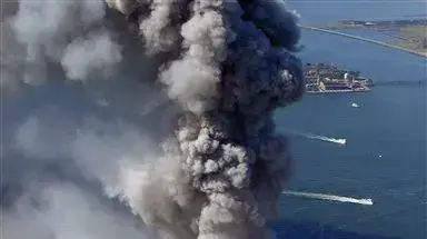 תמונות חדשות של פיגועי ה-11 בספטמבר, שצולמו ע"י מסוק משטרתי