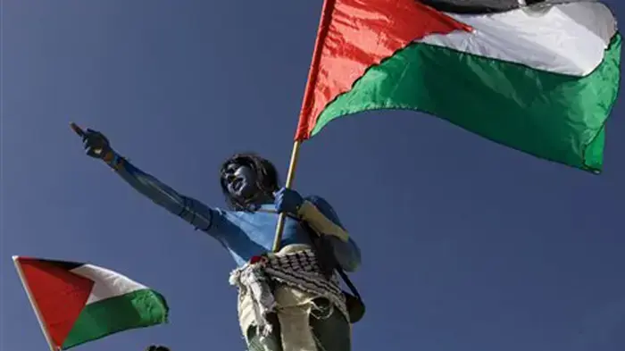 מפגינים מתחפשים לאווטאר בניעלין מפגינים מתחפשים לאווטאר בניעלין