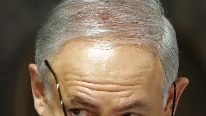 בנימין נתניהו בישיבת ממשלה בתל חי בנימין נתניהו בישיבת ממשלה בתל חי