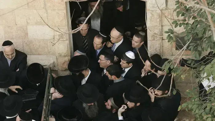 מסע הלוויה של מנחם פרוש פברואר 2010