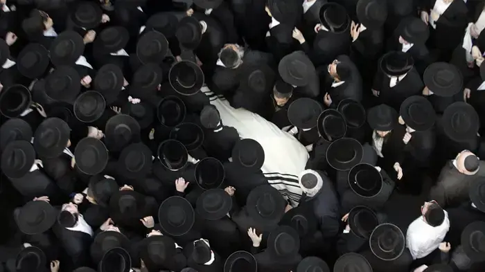 מסע הלוויה של מנחם פרוש פברואר 2010