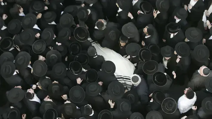 מסע הלוויה של מנחם פרוש פברואר 2010