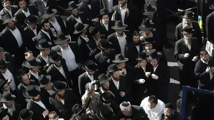 מסע הלוויה של מנחם פרוש פברואר 2010