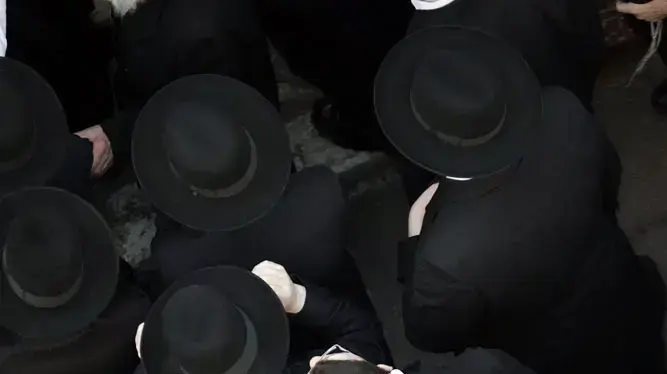מסע הלוויה של מנחם פרוש פברואר 2010