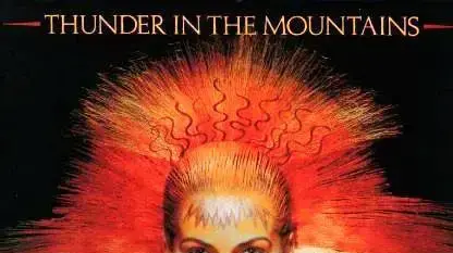 עטיפת הסינגל "Thunder In The Mountains" של Toyah עטיפת הסינגל "Thunder In The Mountains" של Toyah