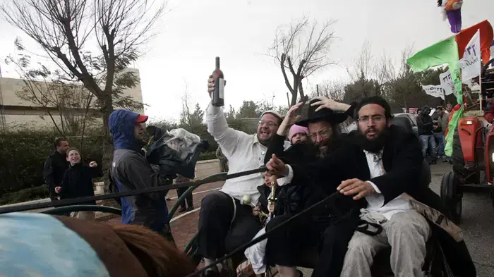 צעדת חג הפורים בחברון פברואר 2010
