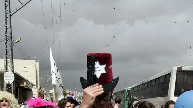 צעדת חג הפורים בחברון פברואר 2010