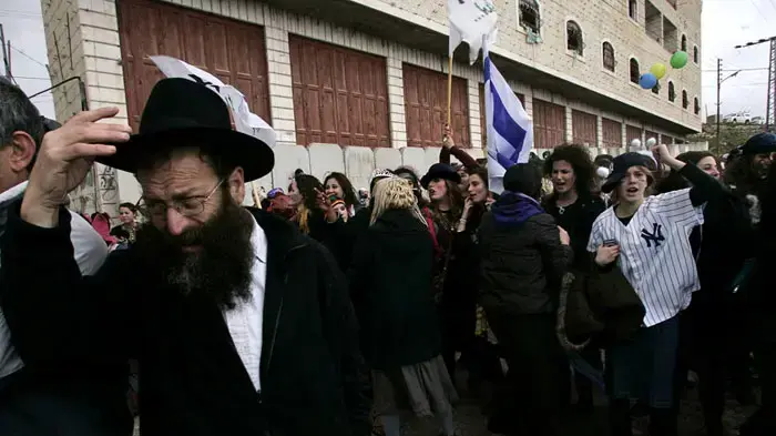 צעדת חג הפורים בחברון פברואר 2010