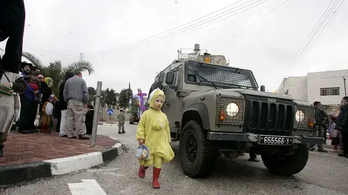 צעדת חג הפורים בחברון פברואר 2010