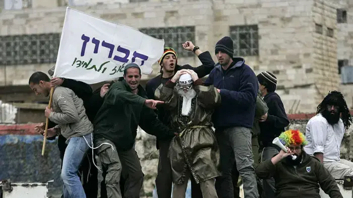 צעדת חג הפורים בחברון פברואר 2010
