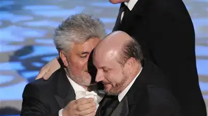  חואן חוזה קמפנלה עם פדרו אלמודובר