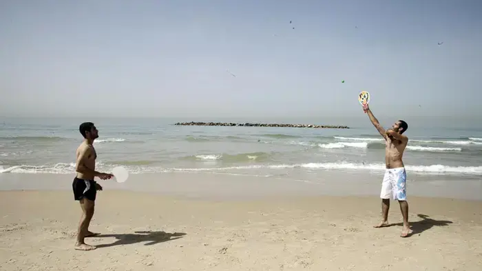 חוף הים בתל אביב מרץ 2010