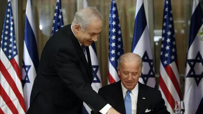 ג'ו ביידן ובנימין נתניהו במעון ראש הממשלה ג'ו ביידן ובנימין נתניהו במעון ראש הממשלה