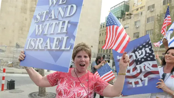 מצעד תמיכה בישראל של ארגון  Christians united for Israel מרץ 2010   