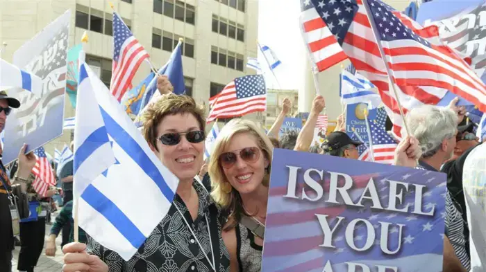 מצעד תמיכה בישראל של ארגון  Christians united for Israel מרץ 2010  