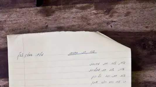 "שוב את מאוהבת" מתוך מחברות השירים של שמוליק צ'יזיק