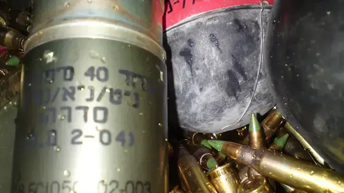 תפיסת אמצעי לחומה בכפר בית ג'אן אפריל 2010