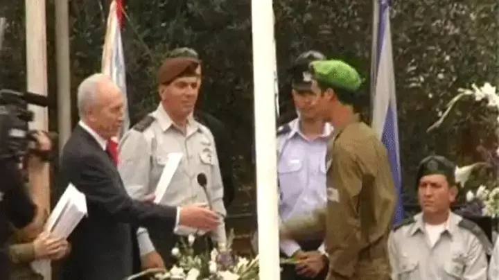 טקס חיילים מצטיינים בבית הנשיא