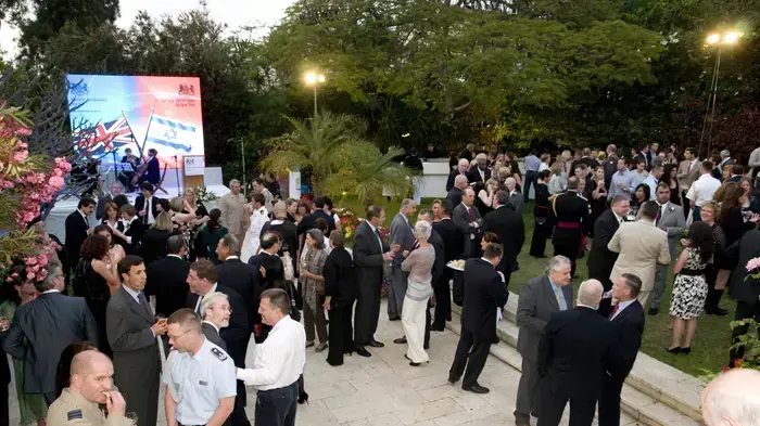 חגיגות יום המלכה בשגרירות בריטניה אפריל 2010