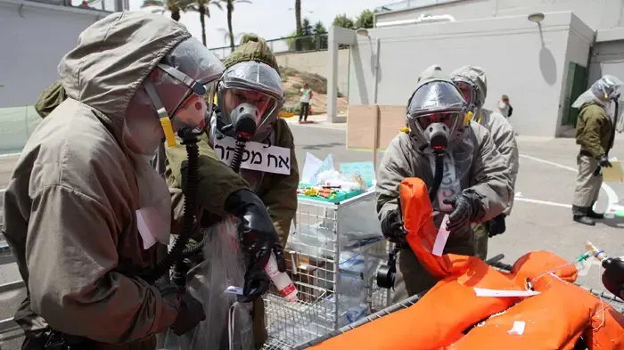תרגיל פיקוד העורף בבית החולים סורוקה אפריל 2010