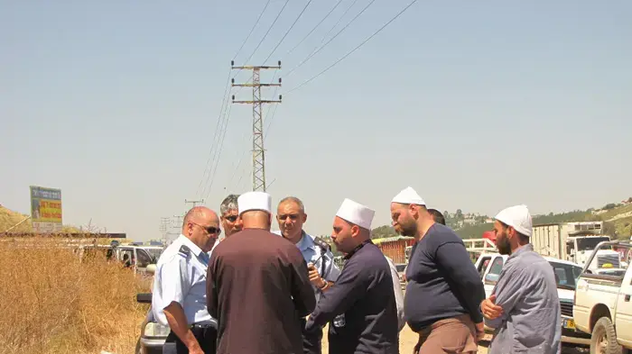 מהומות ועימותים בכביש 70 בין מפגינים דרוזים וכוחות המשטרה נגד הנחת צינור הגז- מאי 2010 
