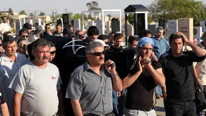  הלווית אריק רפאילוב בבאר שבע