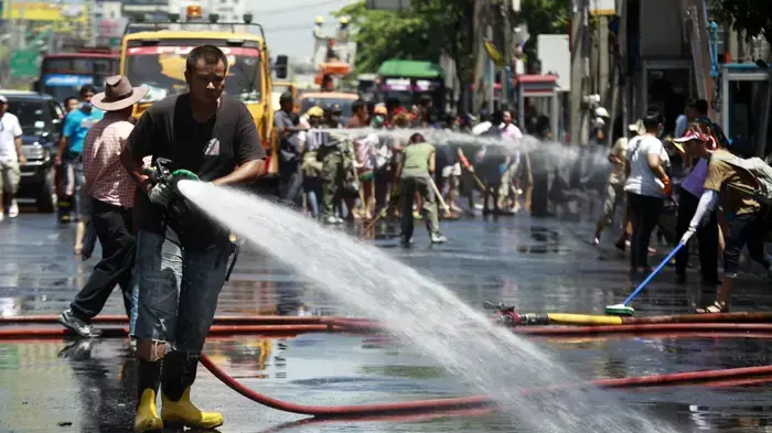 מבצע ניקוי בבנגקוק לאחר המהומות