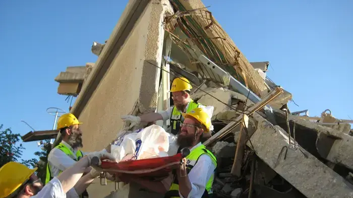  מתנדבי זק"א משתתפים בתרגיל העורף הלאומי 'נקודת מפנה 4'