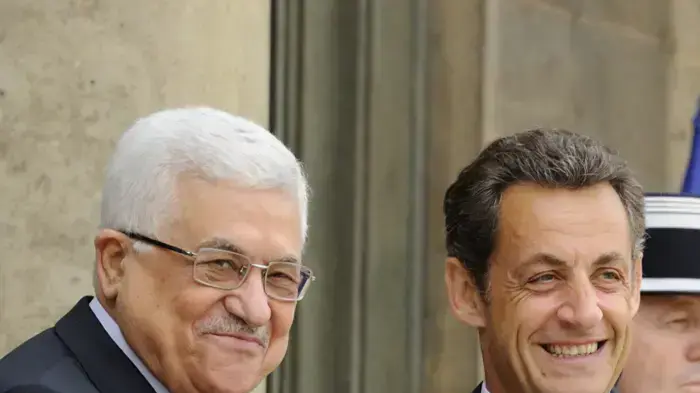 אבו מאזן וסרקוזי בפריז