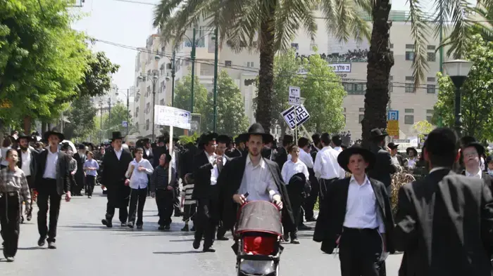 הפגנות חרדים בבני ברק יוני 2010