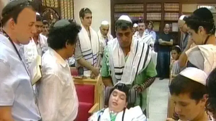 בר מצווה לאמיר בלחסן שנפגע בתאונה לפני כשנה ביהוד