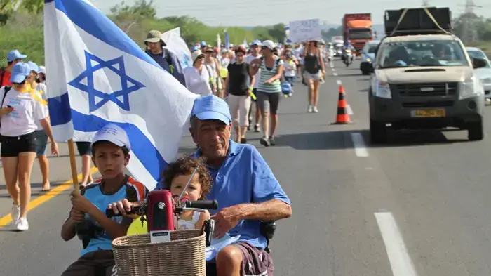 יומה החמישי של צעדת משפחת שליט