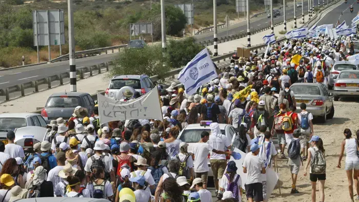 יומה החמישי של צעדת משפחת שליט