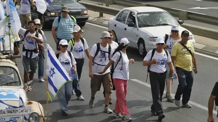 יומה החמישי של צעדת משפחת שליט