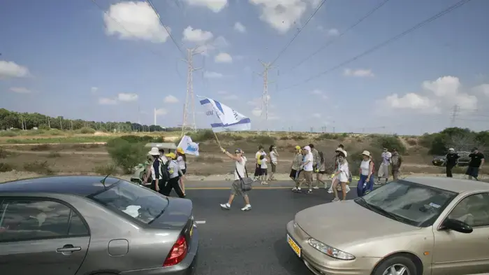יומה החמישי של צעדת משפחת שליט