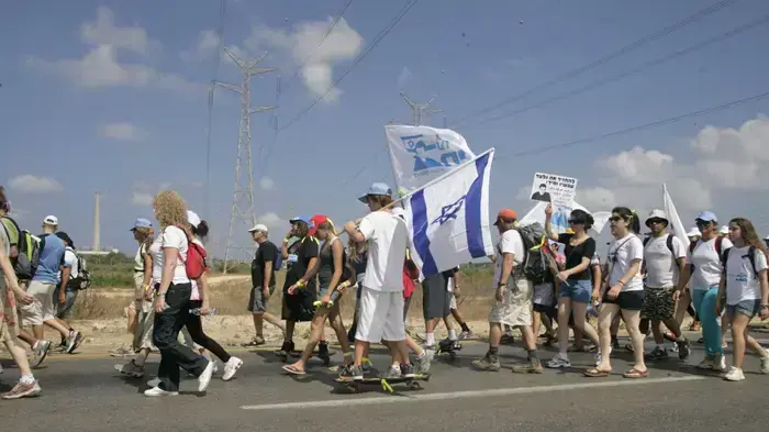 יומה החמישי של צעדת משפחת שליט