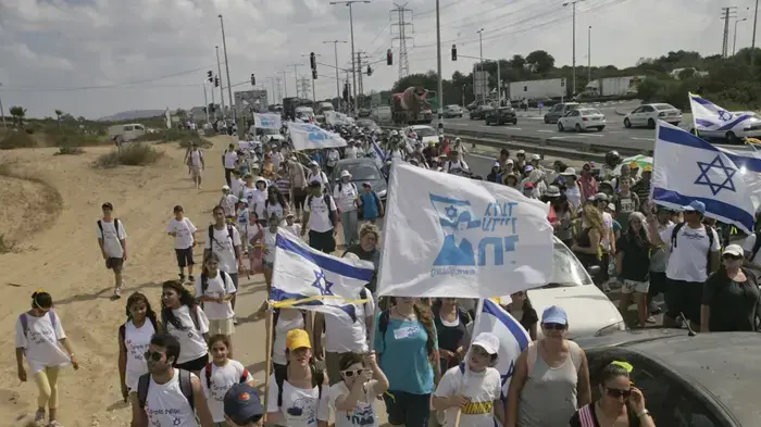 יומה החמישי של צעדת משפחת שליט
