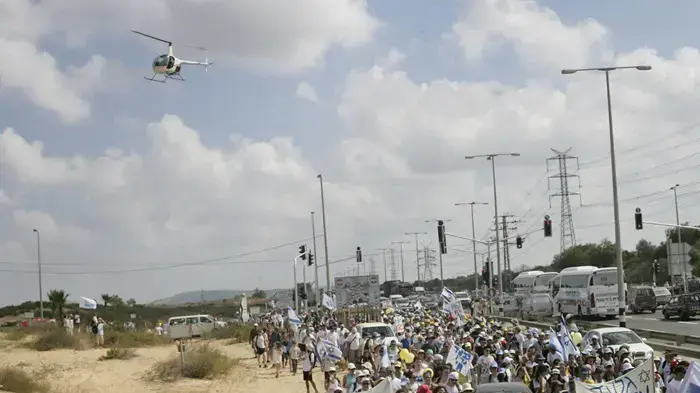 יומה החמישי של צעדת משפחת שליט