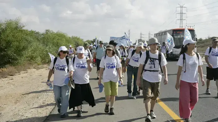 יומה החמישי של צעדת משפחת שליט