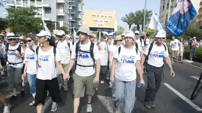 יומה התשיעי של צעדת משפחת שליט יולי 2010    