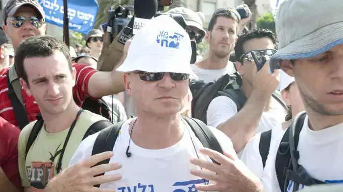 יומה התשיעי של צעדת משפחת שליט יולי 2010        
