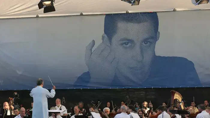 העצרת לגלעד שליט בפארק אשכול- יוני 2010 