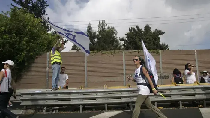יומה העשירי של צעדת משפחת שליט יולי 2010